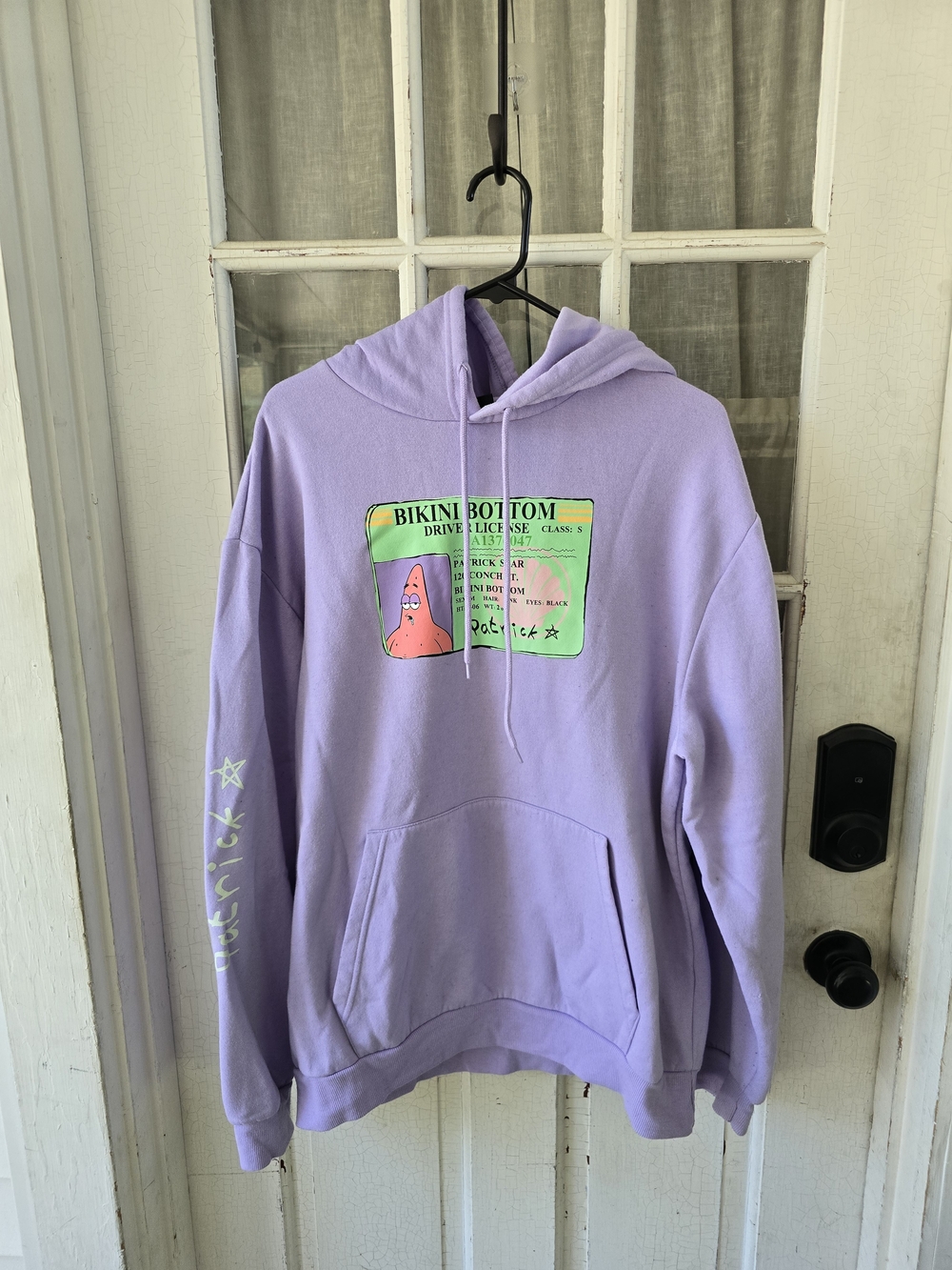 Lilac Patrick Star Graphic Hoodie